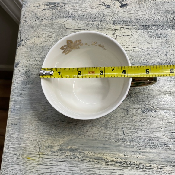 Lilly Pulitzer Colorful Ceramic Mug with Gold Handle - Picture 6 of 10